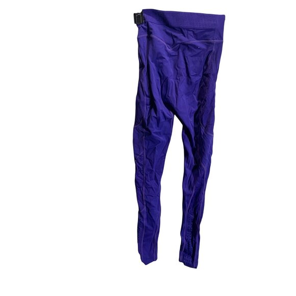 Gymshark Geo-Mesh Indigo Leggings Size S Stretch Fit Activewear - Picture 4 of 4